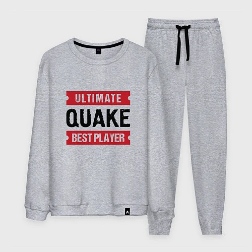 Мужской костюм Quake: таблички Ultimate и Best Player / Меланж – фото 1