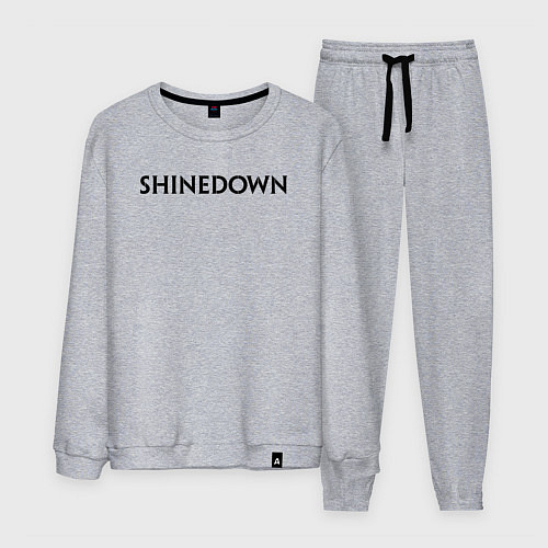Мужской костюм Shinedown лого / Меланж – фото 1