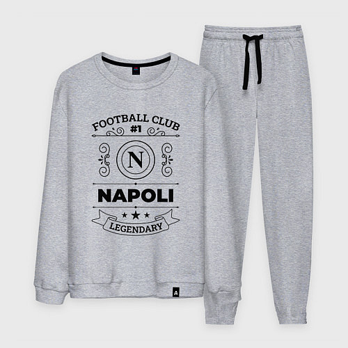 Мужской костюм Napoli: Football Club Number 1 Legendary / Меланж – фото 1