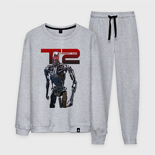 Мужской костюм Terminator 2 - T800 / Меланж – фото 1