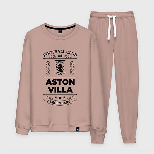 Мужской костюм Aston Villa: Football Club Number 1 Legendary / Пыльно-розовый – фото 1