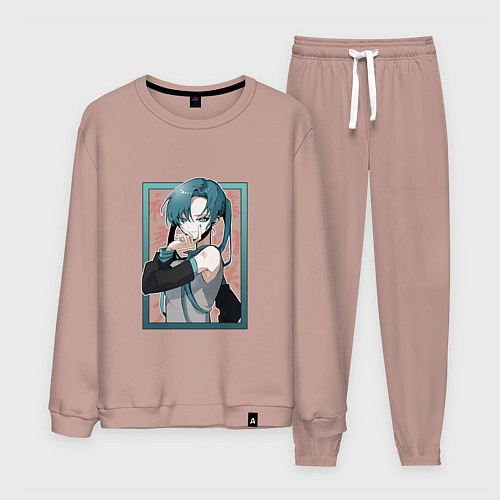 Мужской костюм Hatsune Miku Drain / Пыльно-розовый – фото 1