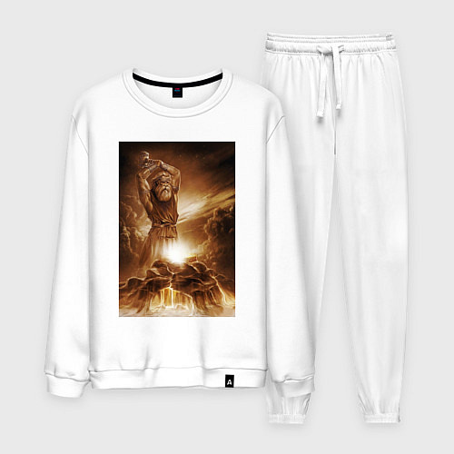 Мужской костюм Сварог - Кузнец / Белый – фото 1