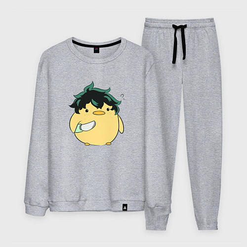 Мужской костюм Опасный Мидория My Hero Academia / Меланж – фото 1