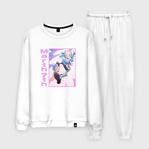 Мужской костюм 7 марта art Honakai star rail / Белый – фото 1