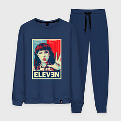 Костюм хлопковый мужской Stranger Things Eleven, цвет: тёмно-синий