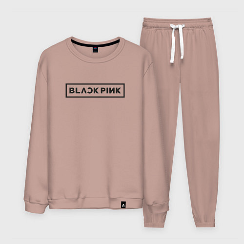 Мужской костюм BLACKPINK LOGO / Пыльно-розовый – фото 1