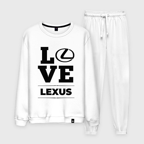 Мужской костюм Lexus Love Classic / Белый – фото 1