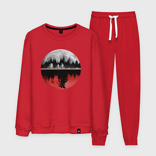 Мужской костюм Stranger Things Moon / Красный – фото 1
