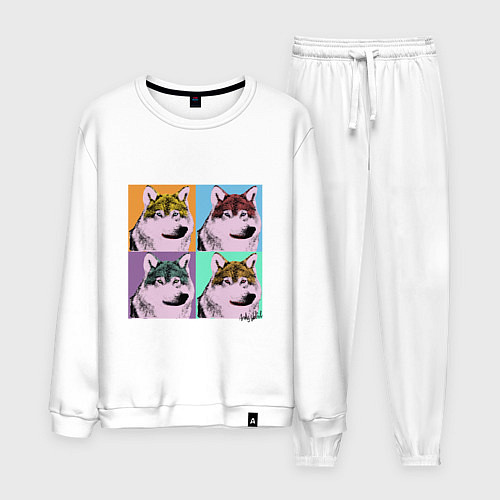 Мужской костюм Andy Wolfol / Белый – фото 1