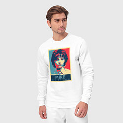 Костюм хлопковый мужской Stranger Things Майк, цвет: белый — фото 2