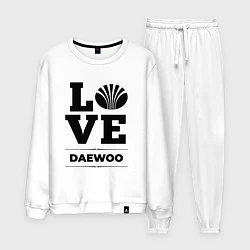 Костюм хлопковый мужской Daewoo Love Classic, цвет: белый