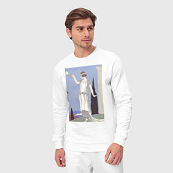 Костюм хлопковый мужской Robe du Soir, de Worth Муза, цвет: белый — фото 2