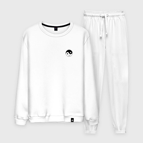 Мужской костюм ИНЬ ЯНЬ СМАЙЛ MINI / Белый – фото 1