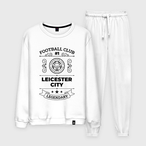 Мужской костюм Leicester City: Football Club Number 1 Legendary / Белый – фото 1