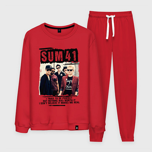 Мужской костюм SUM 41 PIECES / Красный – фото 1