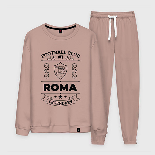 Мужской костюм Roma: Football Club Number 1 Legendary / Пыльно-розовый – фото 1