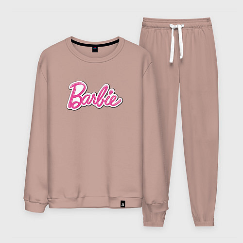 Мужской костюм Barbie logo / Пыльно-розовый – фото 1