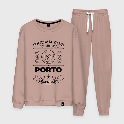 Мужской костюм Porto: Football Club Number 1 Legendary / Пыльно-розовый – фото 1