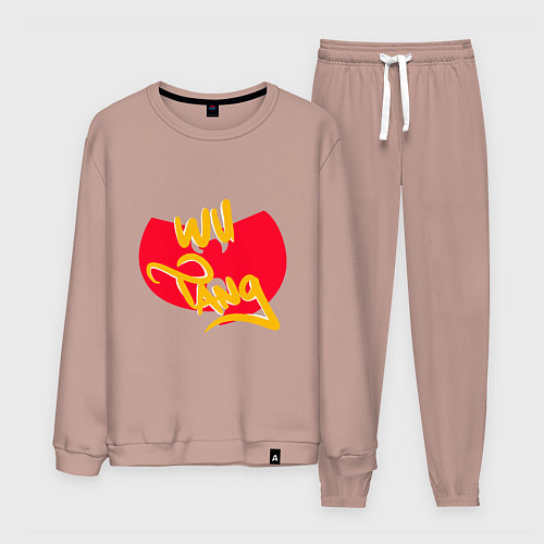 Мужской костюм Wu-Tang Red / Пыльно-розовый – фото 1