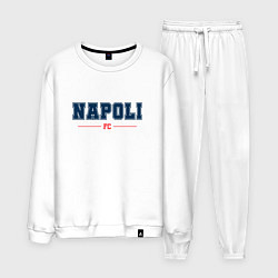 Костюм хлопковый мужской Napoli FC Classic, цвет: белый
