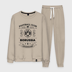 Костюм хлопковый мужской Borussia: Football Club Number 1 Legendary, цвет: миндальный
