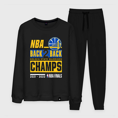 Мужской костюм GOLDEN STATE WARRIORS NBA CHAMPION / Черный – фото 1