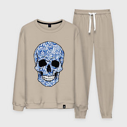 Мужской костюм Skull gzhel