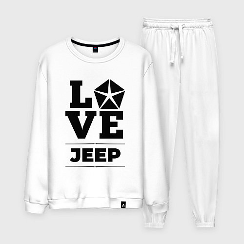 Мужской костюм Jeep Love Classic / Белый – фото 1