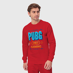 Костюм хлопковый мужской Игра PUBG PRO Gaming, цвет: красный — фото 2