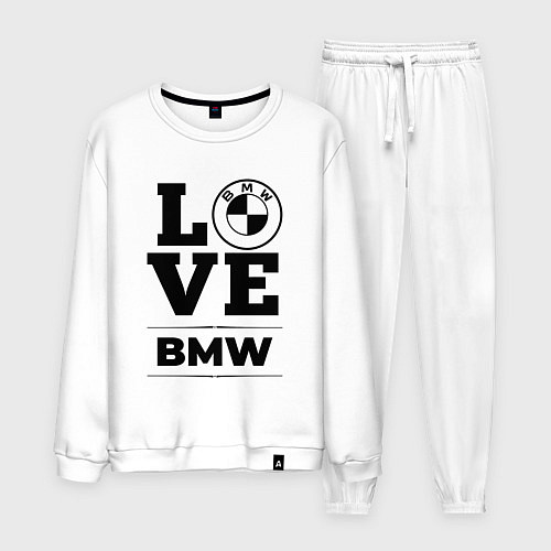 Мужской костюм BMW love classic / Белый – фото 1