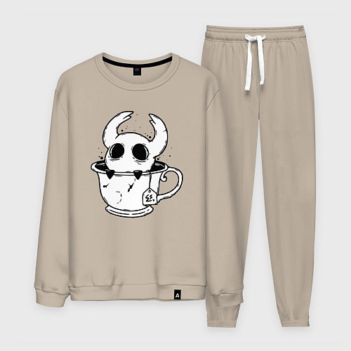 Мужской костюм Hollow Knight рыцарь в чашке / Миндальный – фото 1