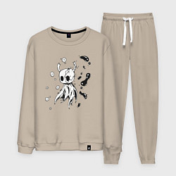 Костюм хлопковый мужской Hollow Knight game, цвет: миндальный