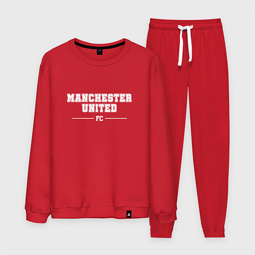 Мужской костюм Manchester United football club классика / Красный – фото 1