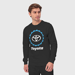 Костюм хлопковый мужской Toyota в стиле Top Gear, цвет: черный — фото 2