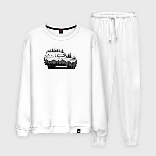 Мужской костюм Бездорожье без дорог / Белый – фото 1