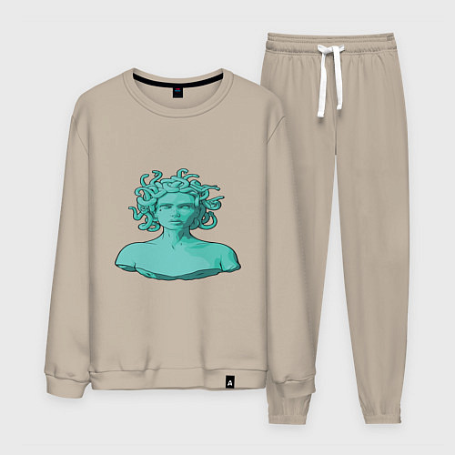 Мужской костюм Девушка со змеями / Миндальный – фото 1