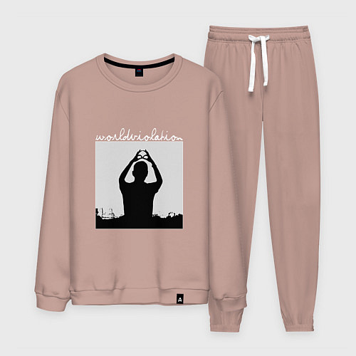 Мужской костюм World Violation Tour Depeche Mode / Пыльно-розовый – фото 1