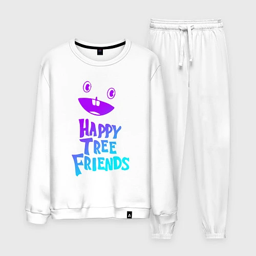 Мужской костюм Happy Three Friends - NEON / Белый – фото 1