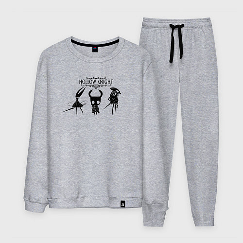 Мужской костюм Hollow knight - logo / Меланж – фото 1