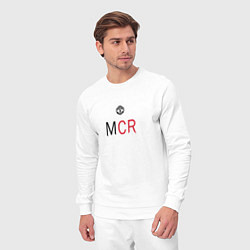 Костюм хлопковый мужской Manchester United - Ronaldo MCR 202223, цвет: белый — фото 2
