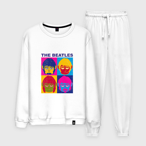 Мужской костюм The Beatles Monkeys / Белый – фото 1