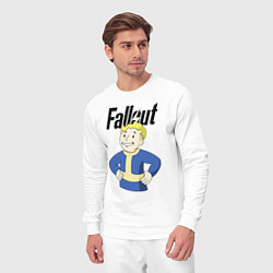 Костюм хлопковый мужской Fallout blondie boy, цвет: белый — фото 2