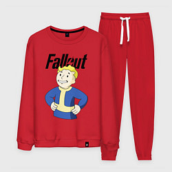 Костюм хлопковый мужской Fallout blondie boy, цвет: красный