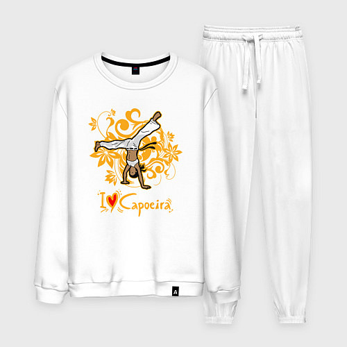 Мужской костюм I love Capoeira - fighter / Белый – фото 1