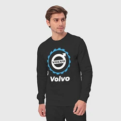 Костюм хлопковый мужской Volvo в стиле Top Gear, цвет: черный — фото 2