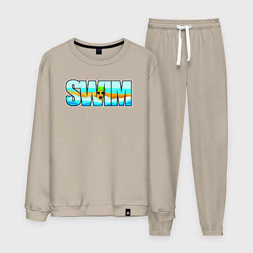 Мужской костюм SWIM баттерфляй / Миндальный – фото 1