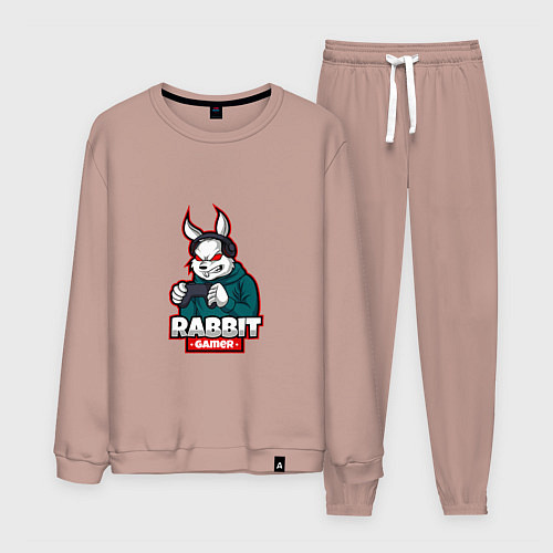 Мужской костюм Rabbit Gamer / Пыльно-розовый – фото 1