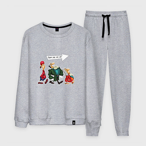 Мужской костюм Троица-Остров Сокровищ / Меланж – фото 1