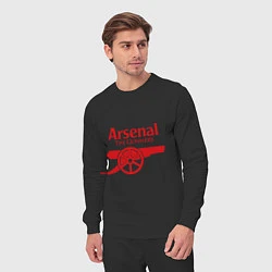 Костюм хлопковый мужской Arsenal: The gunners, цвет: черный — фото 2